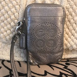 Coach wristlet trio
